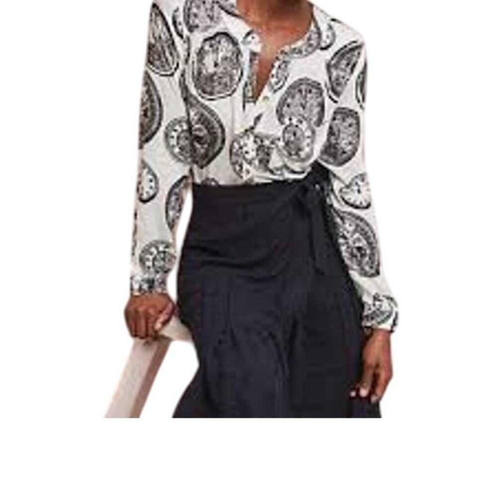 Anthropologie Conversations Limited Edition Clock Print  Blouse #27 Rare Size 0